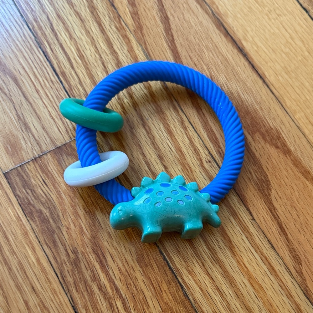Itsy Ritsy Dinosaur Teething Ring